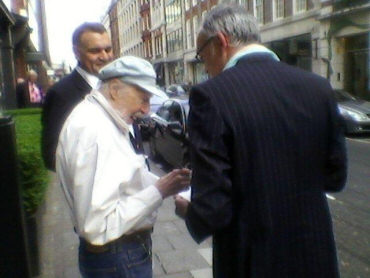 Richard Hamilton & Alan O'Cain on Cork Street 2010