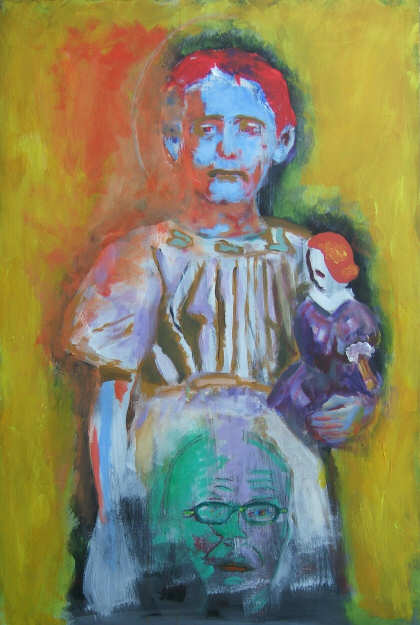 Angel (Self-portrait beneath Sophie Munch)